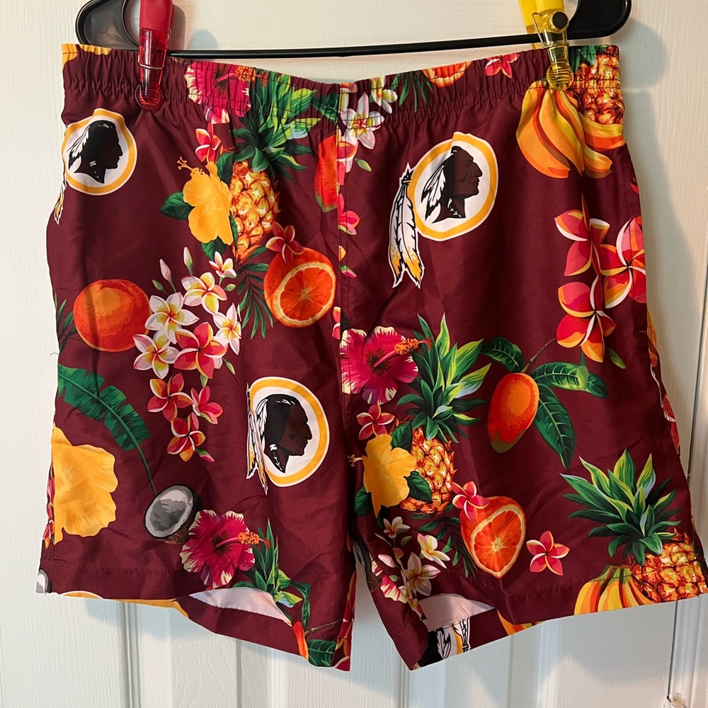 Redskins swim trunks